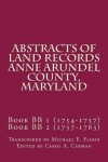 Book cover for Abstracts of Land Records Anne Arundel County, Maryland