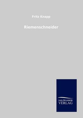 Book cover for Riemenschneider