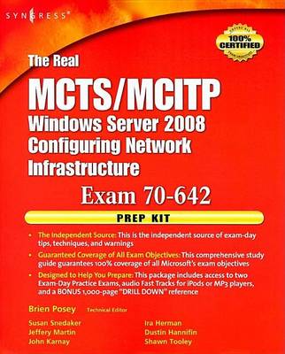 Cover of Real McTs/McItp Exam 70-642 Prep Kit