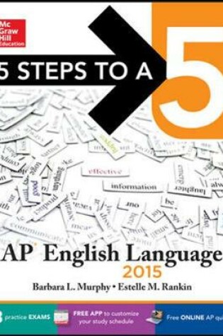 Cover of 5 Steps to a 5 AP English Language, 2015 Edition