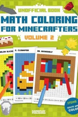 Cover of Unofficial Math Coloring Book for Minecrafters