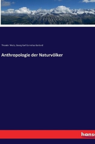 Cover of Anthropologie der Naturvölker