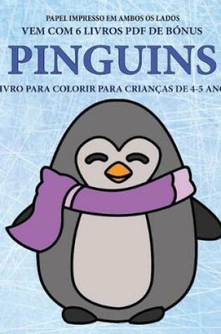 Cover of Livro para colorir para crianças de 4-5 anos (Pinguins)