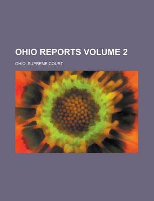 Book cover for Ohio Reports Volume 2