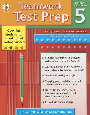 Cover of Teamwork Test Prep Grade 5 Reading and Math