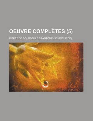 Book cover for Oeuvre Completes (5)