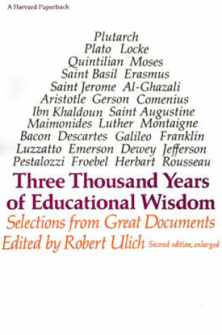 Cover of Three Thousand Years of Educational Wisdom