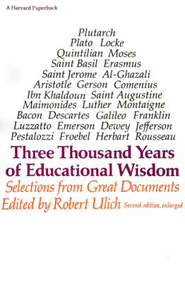 Book cover for Three Thousand Years of Educational Wisdom