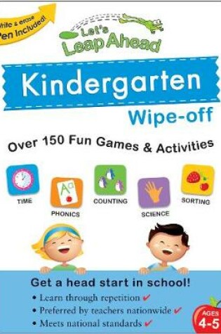 Cover of Let's Leap Ahead Kindergarten Wipe-off