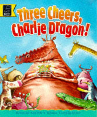 Book cover for Three Cheers, Charlie Dragon!