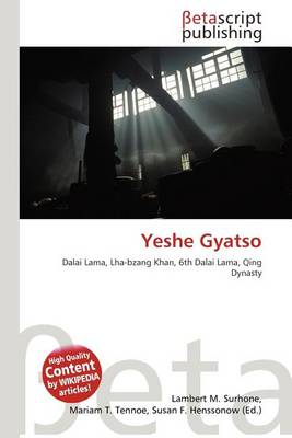 Cover of Yeshe Gyatso