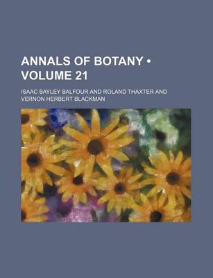 Book cover for Annals of Botany (Volume 21)