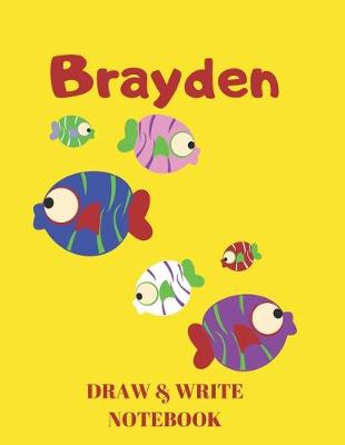 Book cover for Brayden Draw & Write Notebook