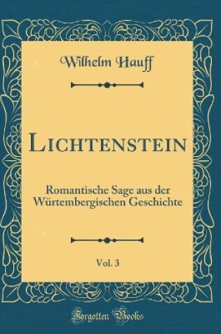 Cover of Lichtenstein, Vol. 3