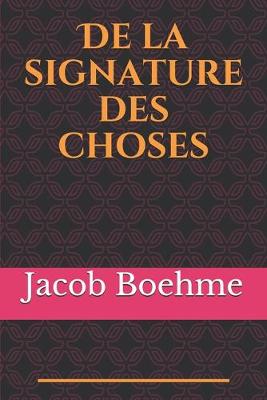 Book cover for De la signature des choses