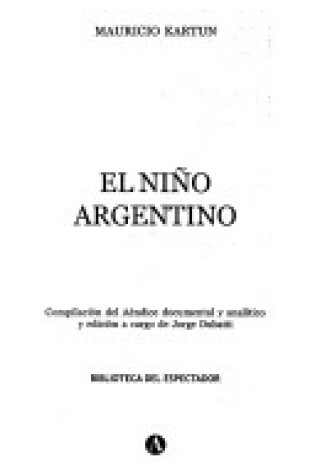 Cover of El Nio Argentino