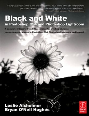 Book cover for Black and White in Photoshop CS4 and Photoshop Lightroom