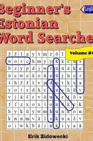 Cover of Beginner's Estonian Word Searches - Volume 4