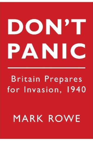 Cover of Don't Panic