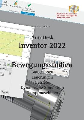 Book cover for AutoDesk Inventor 2022 Bewegungsstudien