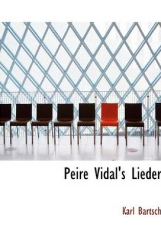 Cover of Peire Vidal's Lieder