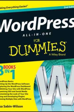 Cover of Wordpress All-In-One for Dummies, 2nd Edition