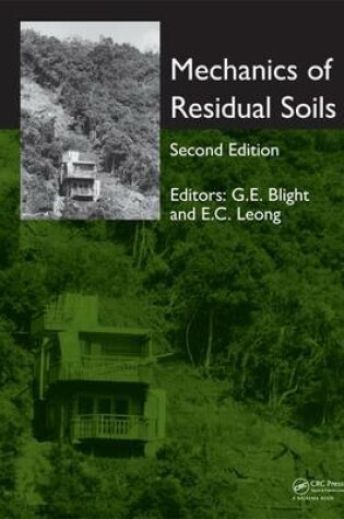 Cover of Mechanics of Residual Soils, Second Edition