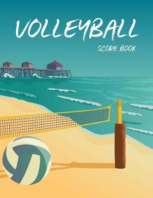Book cover for Volleyball Score Book