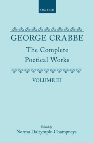 Cover of The Complete Poetical Works: Volume III