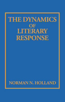 Book cover for The Dynamics of Literary Response