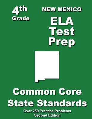 Book cover for New Mexico 4th Grade ELA Test Prep