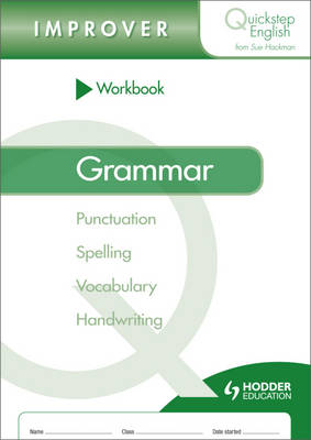 Book cover for Quickstep English Workbook Grammar Improver Stage