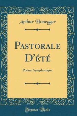 Cover of Pastorale d'Été