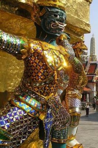 Cover of Cool Golden Temple Guardian Bangkok Thailand Travel Journal