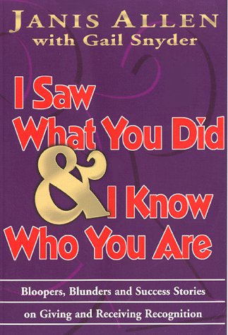 Book cover for I Saw What You Did I Know Who You are