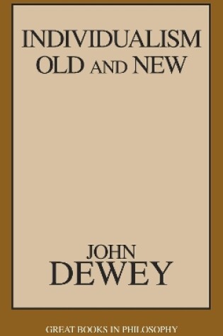 Cover of Individualism Old and New