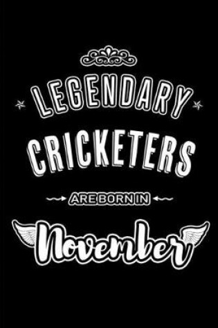 Cover of Legendary Cricketers are born in November