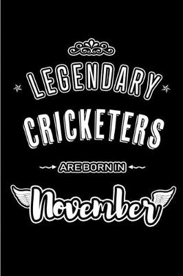Book cover for Legendary Cricketers are born in November