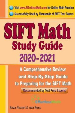 Cover of SIFT Math Study Guide 2020 - 2021