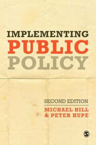 Cover of Implementing Public Policy