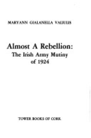 Cover of Almost a Rebellion