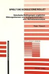 Book cover for Spielt Die Schule Eine Rolle?