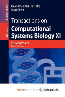 Book cover for Transactions on Computational Systems Biology