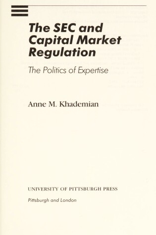 Cover of The SEC and Capital Market Regulation