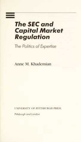 Book cover for The SEC and Capital Market Regulation