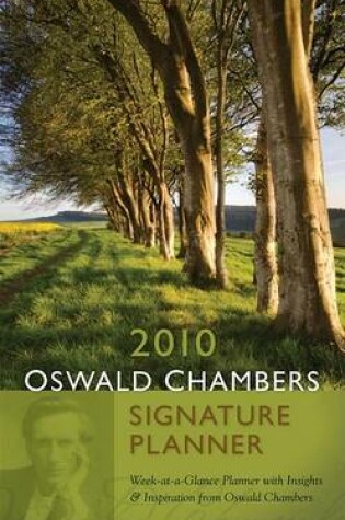 Cover of 2010 Oswald Chambers Signature Planner
