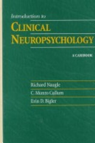 Cover of Introduction to Clinical Neuropsychology