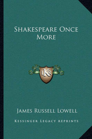 Cover of Shakespeare Once More