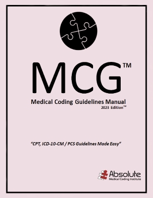 Book cover for Medical Coding Guidelines Manual (McG)