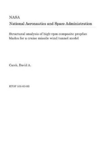 Cover of Structural Analysis of High-RPM Composite Propfan Blades for a Cruise Missile Wind Tunnel Model